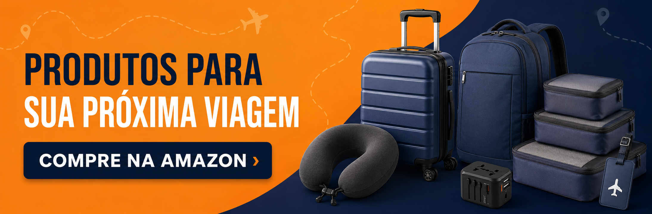 Produtos de viagem na Amazon