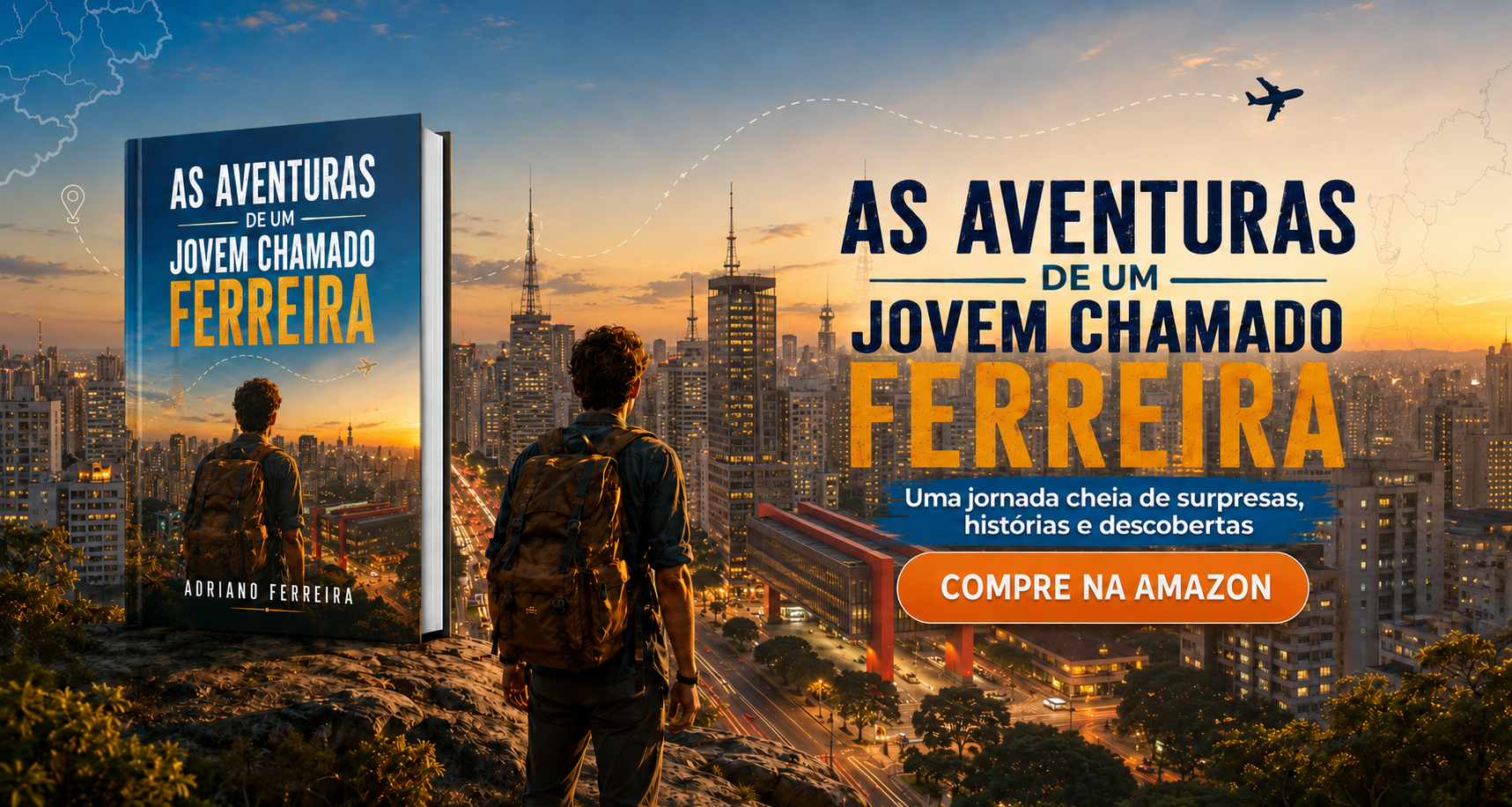Livro As Aventuras de um Jovem Chamado Ferreira