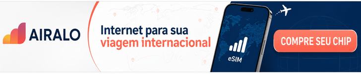 Chip internacional Airalo para viagens