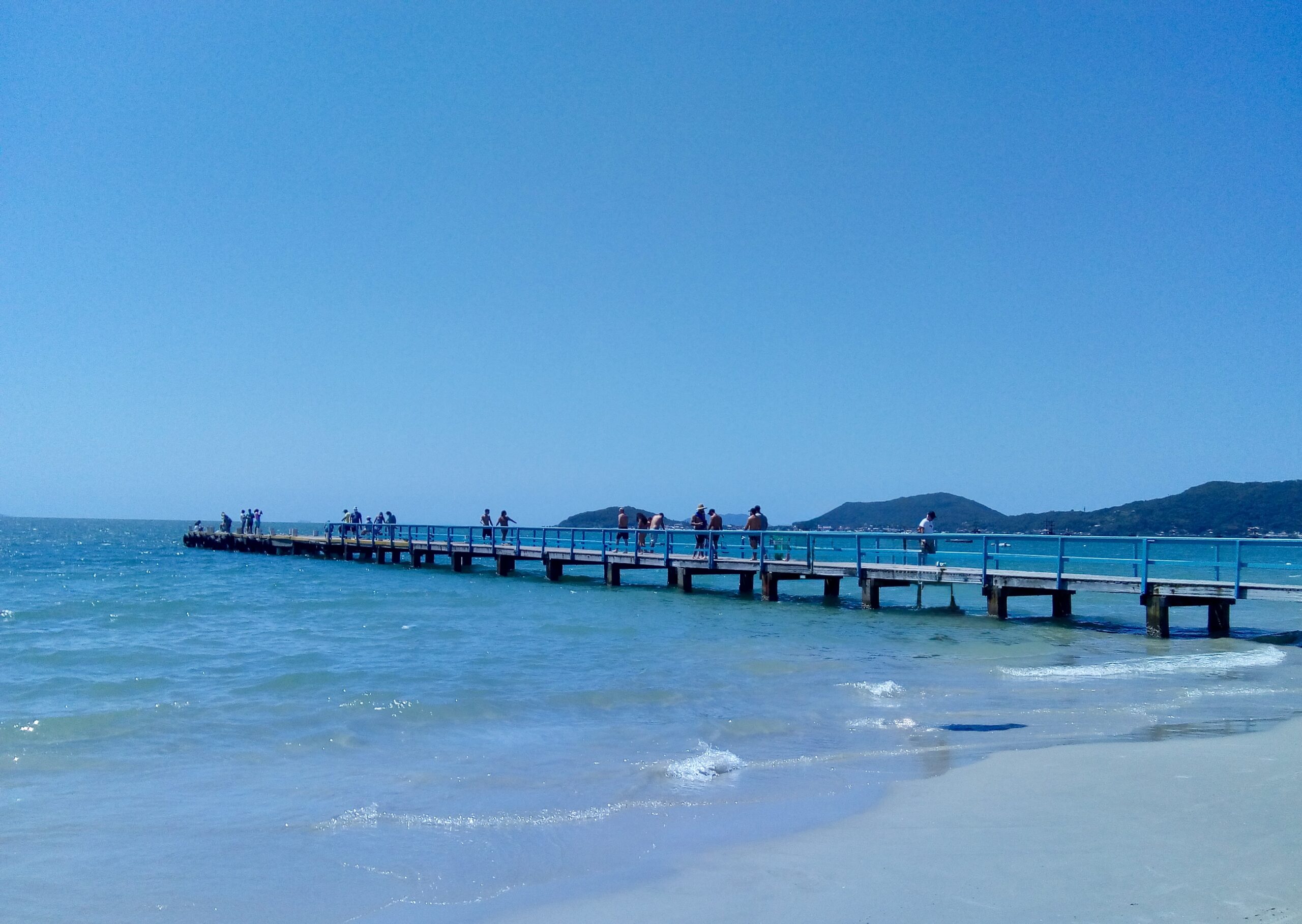 Trapiche da Praia de Canasvieiras em Florianópolis