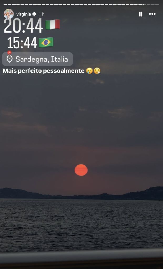 Virgínia curte o pôr do sol na Sardenha, Itália. Quais os melhores lugares para ver o espetáculo?
