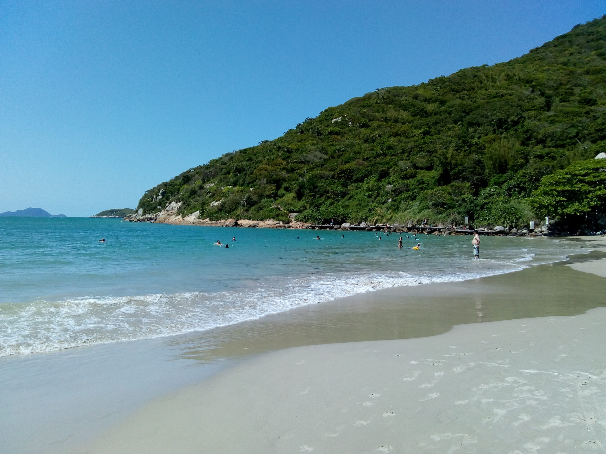 Águas da Praia dos Ingleses em Florianópolis