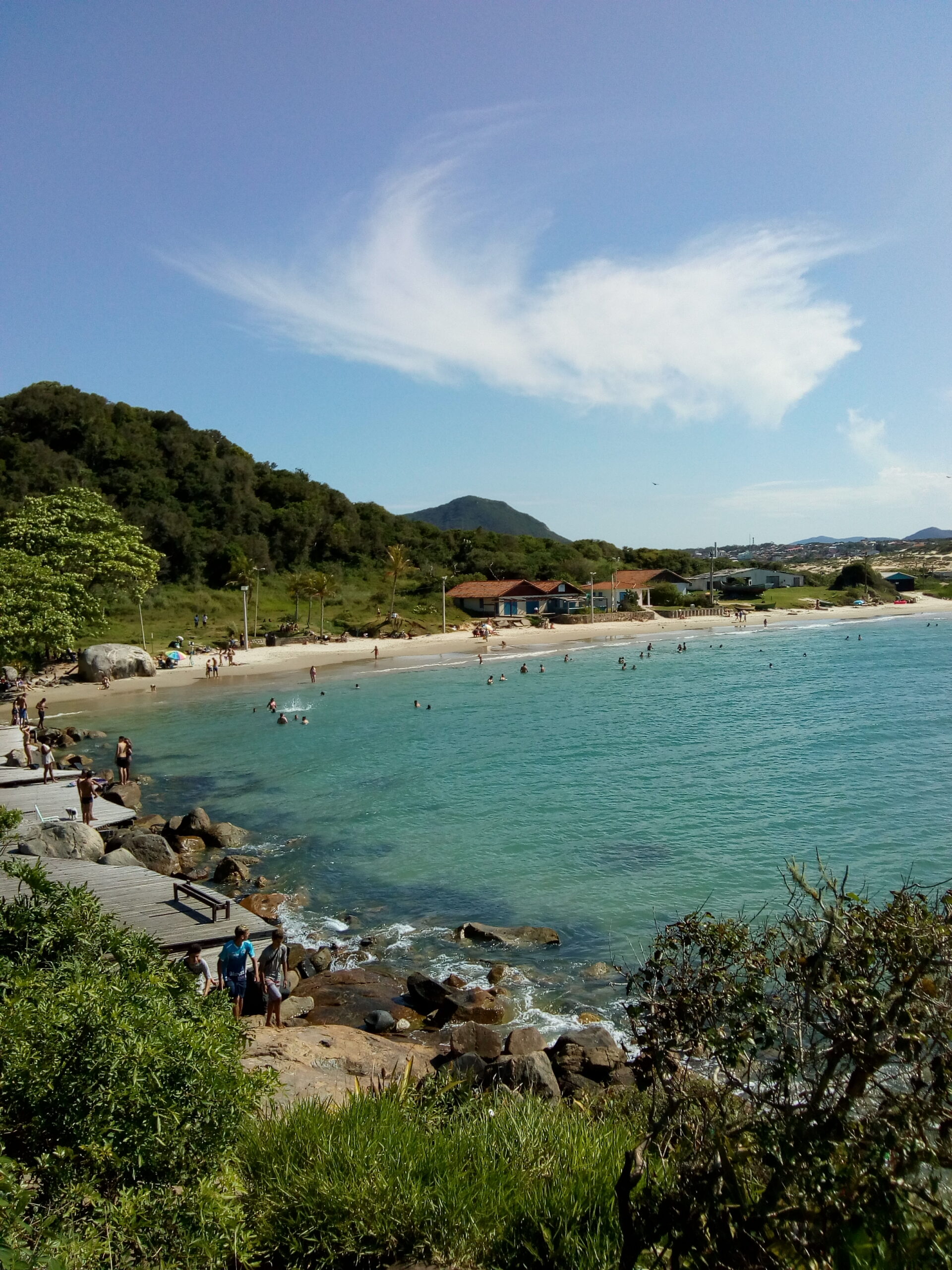 Paisagem da Praia dos Ingleses em Florianópolis