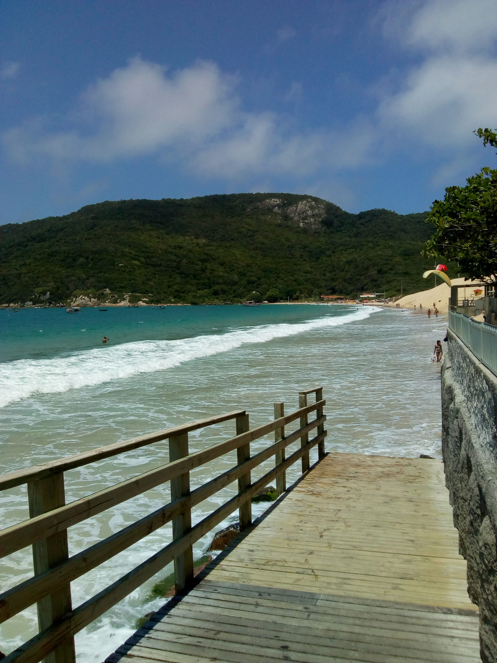 Mar da Praia dos Ingleses em Florianópolis